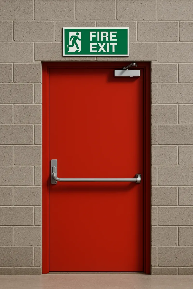 fire exits - professional steel doors available in Chesterfield from UK manufacturers